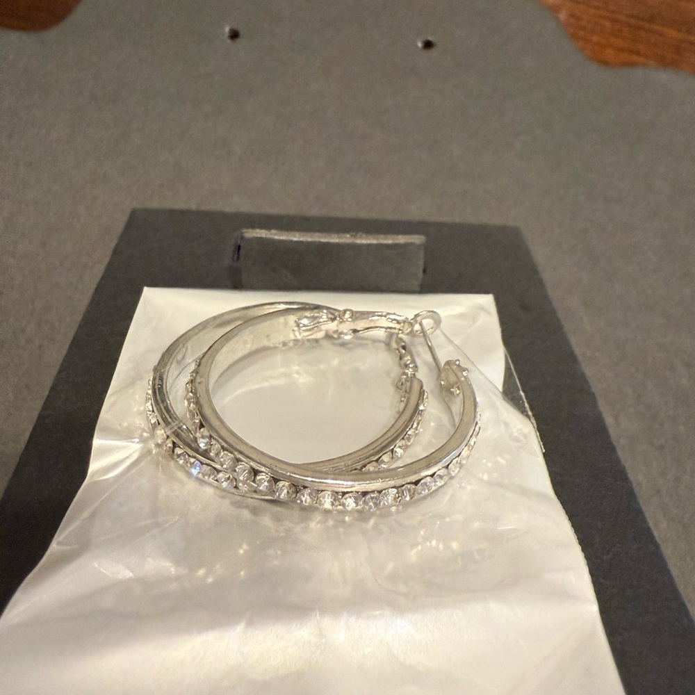 Elegant Silver Hoop Earrings
